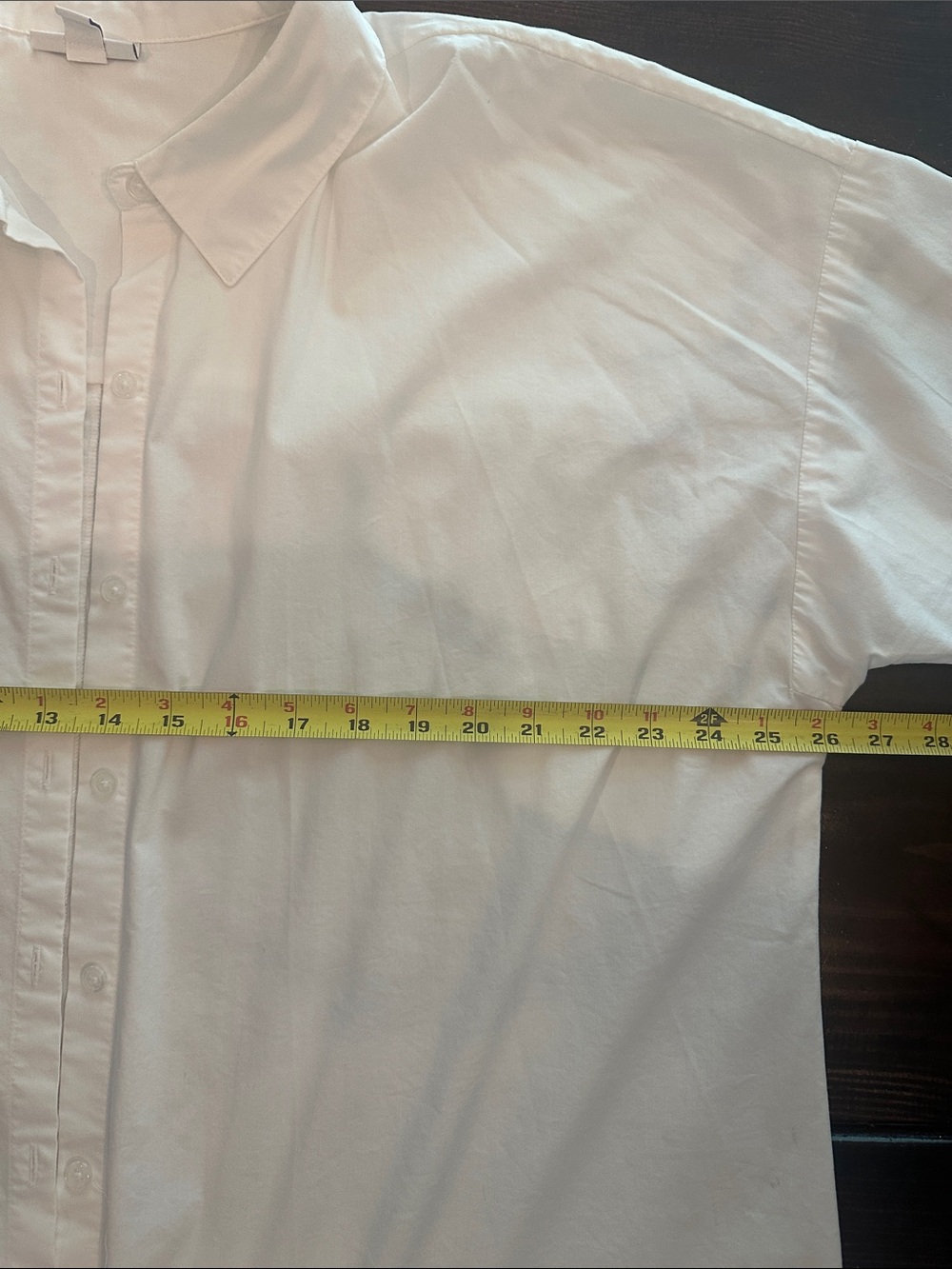 J. Jill White Shirt Collection Button-Front rolled cuffs oversized XL shirt - Picture 9 of 12